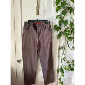 Gloria Vanderbilt Straight Leg Pants in Classic Brown Size 14L